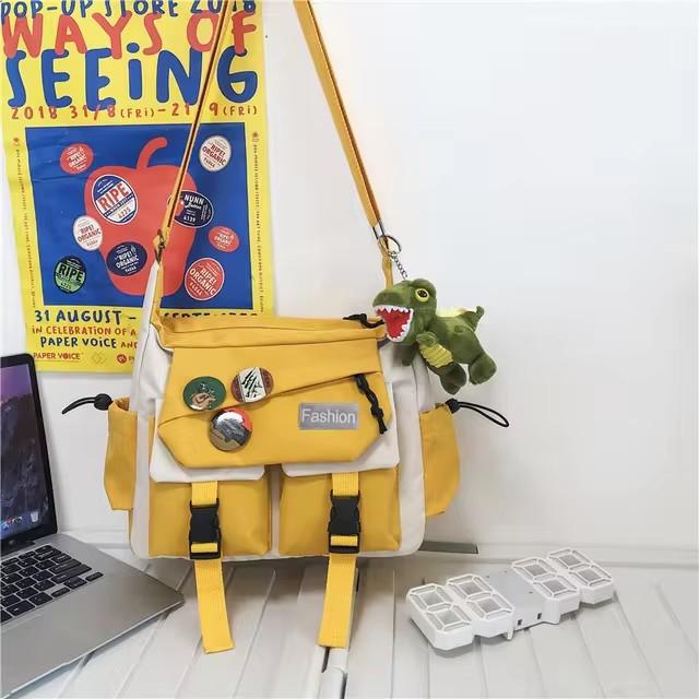 Unisex Unifarbene Nylon Crossbody-Tasche, Große Kapazität Lässige Schulter-Umhängetasche, Leichte Tägliche Reise Brusttasche