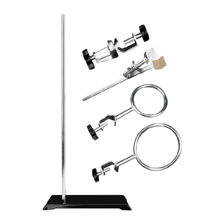 Practical Science Stand Chemistry Experiment Compacts Support Frame Stand 35cm Height With Easy Assembly And Stable Base