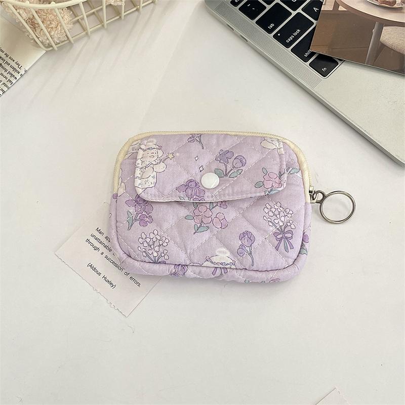 Cute Cartoon Small Travel Document Bag Portable Storage Bag Mini Item Holder Fashion Multifunctional Coin Purse Pendant Gifts