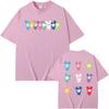 TWICE Mascot Lovelys T-Shirt Girl Group Summer New Style Lovelys Tees 100%Cotton High Quality Cute Round Neck Tee