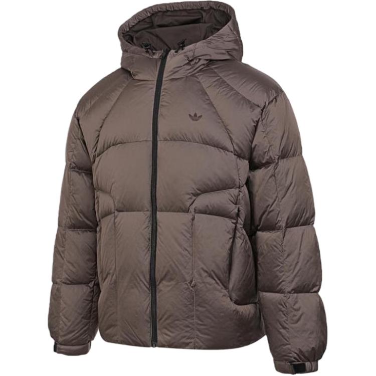 

Adidas Originals Puffy Down Jacket Warm Sports Loose Duck Down Hooded Puffer Coat Men Jackets KS6080 S