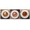 Set of Three Pictures Canvas Print Coffee Drink