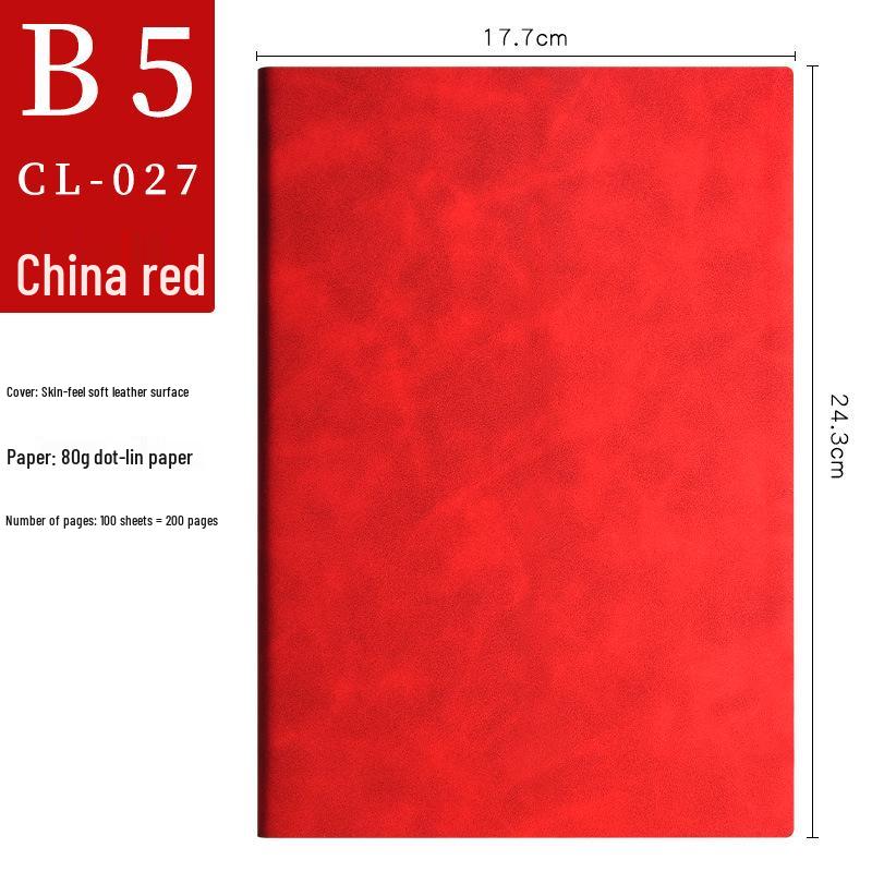 A5 Custom Logo Thickened B5 Diary with Buckle for Business Office