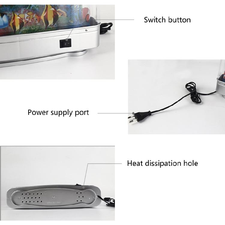 Ocean Themed LED Fish Light Compact And Easy To Use Aquarium Decors For Kids' Room And Parties