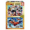 Puzzle Dragon Ball - EDUCA - 2x100 Pièces - Thème Dessins Animés Et BD