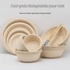 Disposable 1000ml Paper Pulp Salad Bowl with Lid