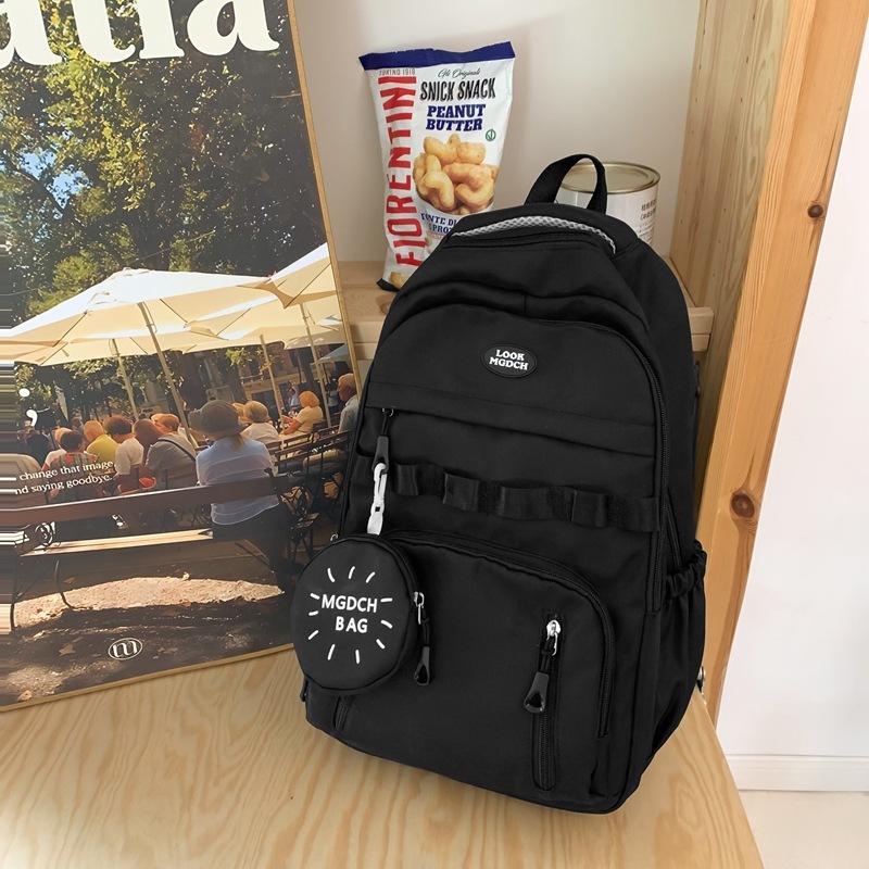 

School bag female casual cute primary school backpack fashionable new large capacity Japanese middle school student backpack Single Pack