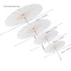White Color Paper Decorative Umbrella Parasol School Decor Photo Prop (60cm)