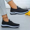 Women's Casual Shoes Breathable Knitted Sports Shoes Lightweight Walking Shoes for Spring and Autumn