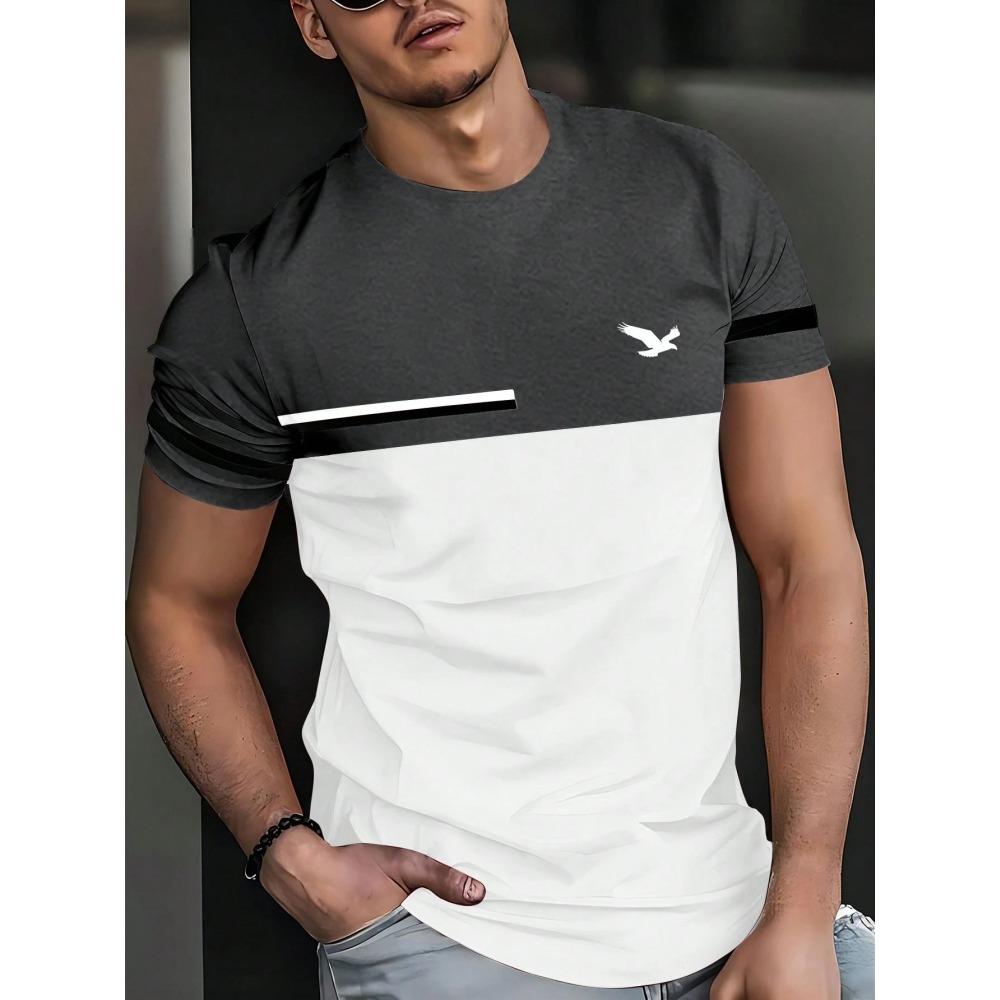 Summer men's casual sports loose T-shirt top