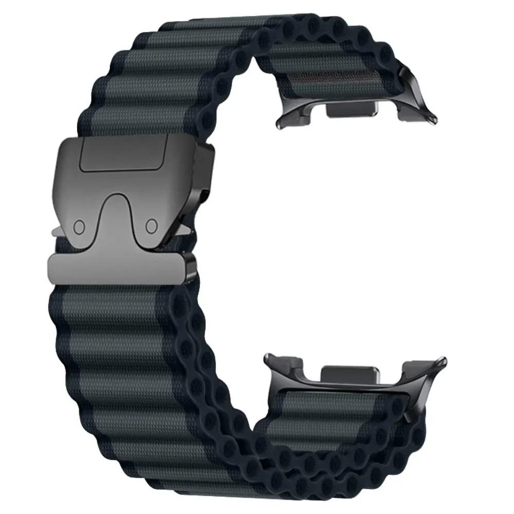Marine Nylon Strap For Samsung Galaxy Watch 8 40mm 44mm Parachute Trail Loop Bracelet Galaxy Watch 8 Classic 46mm Accessories