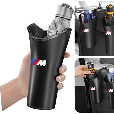 M LOGO Badge Car Storage Box Umbrella Garbage Organizer Bucket For M E34 E36 E60 E90 E46 E39 E70 F10 F20 F30 X5 X6 X1 M3 M5 M6 E71 F01 F02