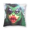 Gremlin Greta Pillowcase Polyester Linen Velvet Printed Zip Decorative Pillow Case Sofa Seater Cushion Cover