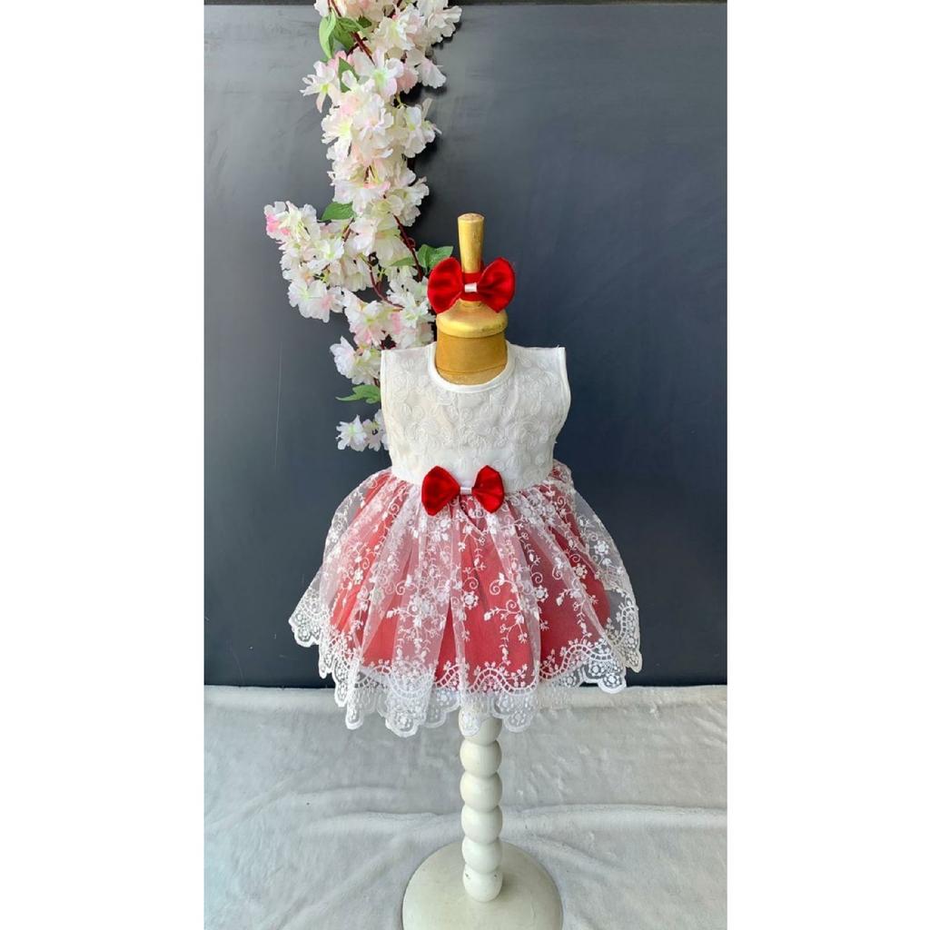 Baby Girl 4 Piece Mevlt Dress, Baby Girl Gift Lace Princess Dress