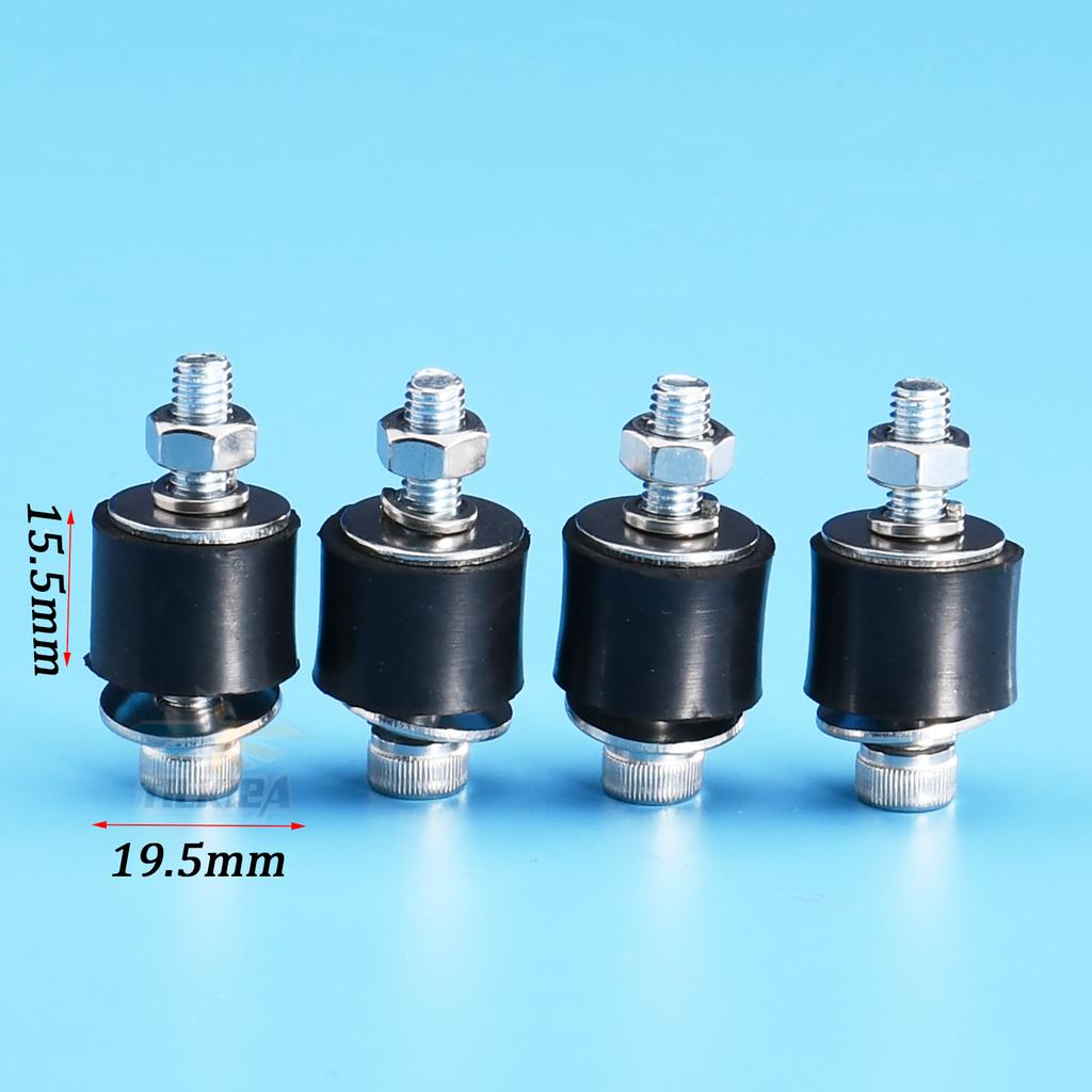 RC Boat Gas Marine Aluminium Engine Mount Fixing Holder / Rubber Shock for Zenoah 26CC/29CC/30CC & QJ26CC Engine