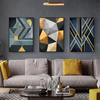 Luxus Geometrische Muster Leinwand Wand Kunstdruck Nordic Poster Abstrakte Malerei Dekorative Bild Moderne Wohnzimmer Dekoration