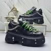 5 Spring New Men's Platform Internet Celebrity Fried Street Niche Retro Fashion Trend Sneakers Dad Shoes