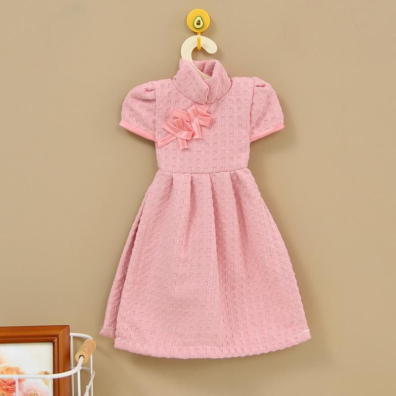 Class A microfiber cheongsam hand towel, cute kitchen hanging hand cloth, household bathroom hand towel