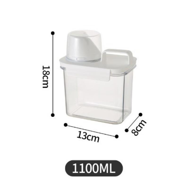 ZISIZ Cereal Grain Storage Container Set with Measuring Cup