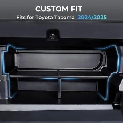 ABS Black Glove Box Ert Organizer Storage Divider For Toyota Tacoma 2024-2025