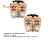 Decorative Car Headrest Protector 2Pcs Cute Dog Covers, Breathable Auto Seat Comfortable Sleeve Protectors, Stretchy Universal Interior Accessories