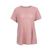 Damen Lockerer Hoodie Sportoberteile Yoga-Kleidung Schnelltrocknendes Lauf-Kurzarm-T-Shirt Fitnesskleidung