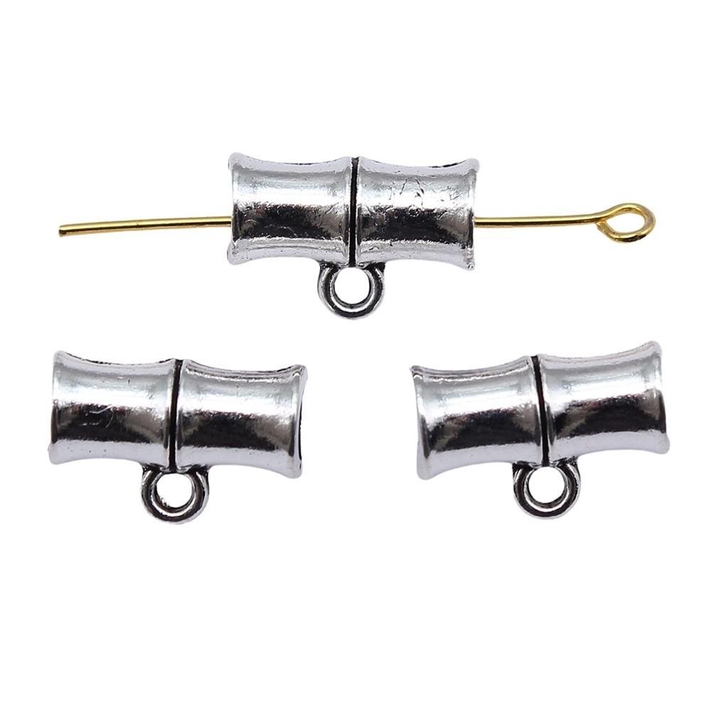Antique Twisted Pattern Bail Connectors For Charm Attachments Craft Jewelry Accessories