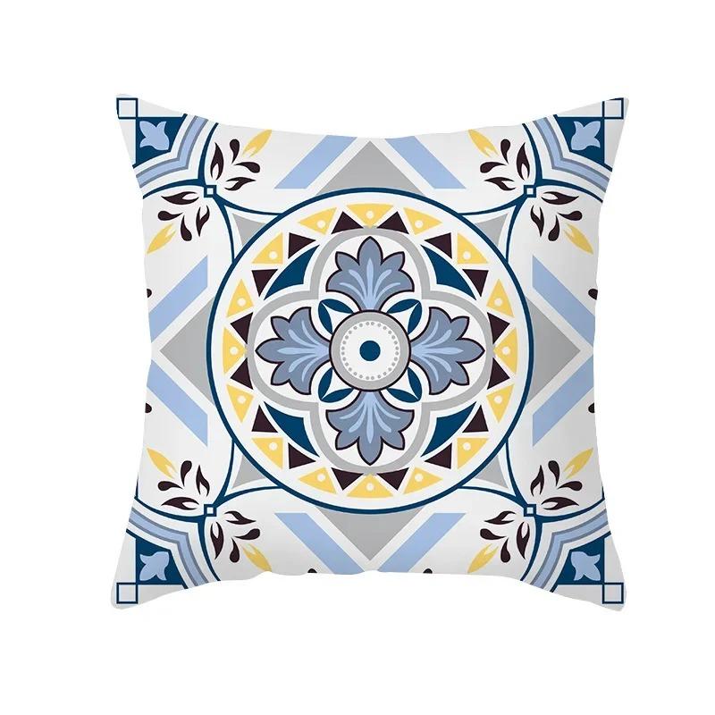 Home Decor Exquisite Patterned Decorative Throw Pillow Covers Pattern Cushion Cover Suitable For Sofa Bedroom Car Pillow Cover