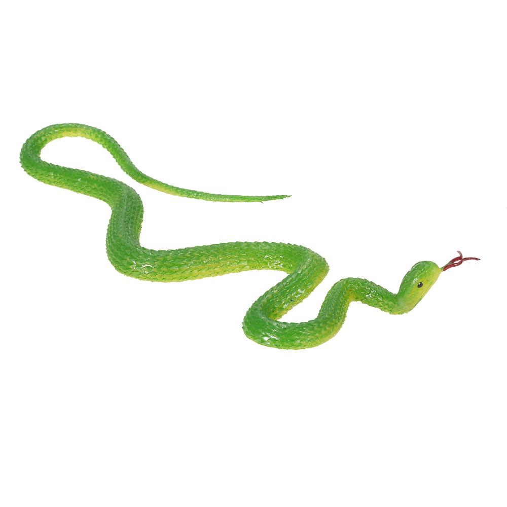 Șarpe de cauciuc simulat șarpe fals recuzită de grădină jucărie amuzantă cu trucuri