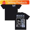 Rapper RVFV Eltiburn Tour 2025 Merch T Shirts Harajuku Vintage Short Sleeve Tshirt Unisex Unisex High Quality Casual Loose T Shirt