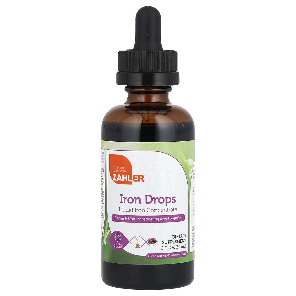 Iron Drop, Delicious Mixed Berry, 59Ml(2Fl Oz)
