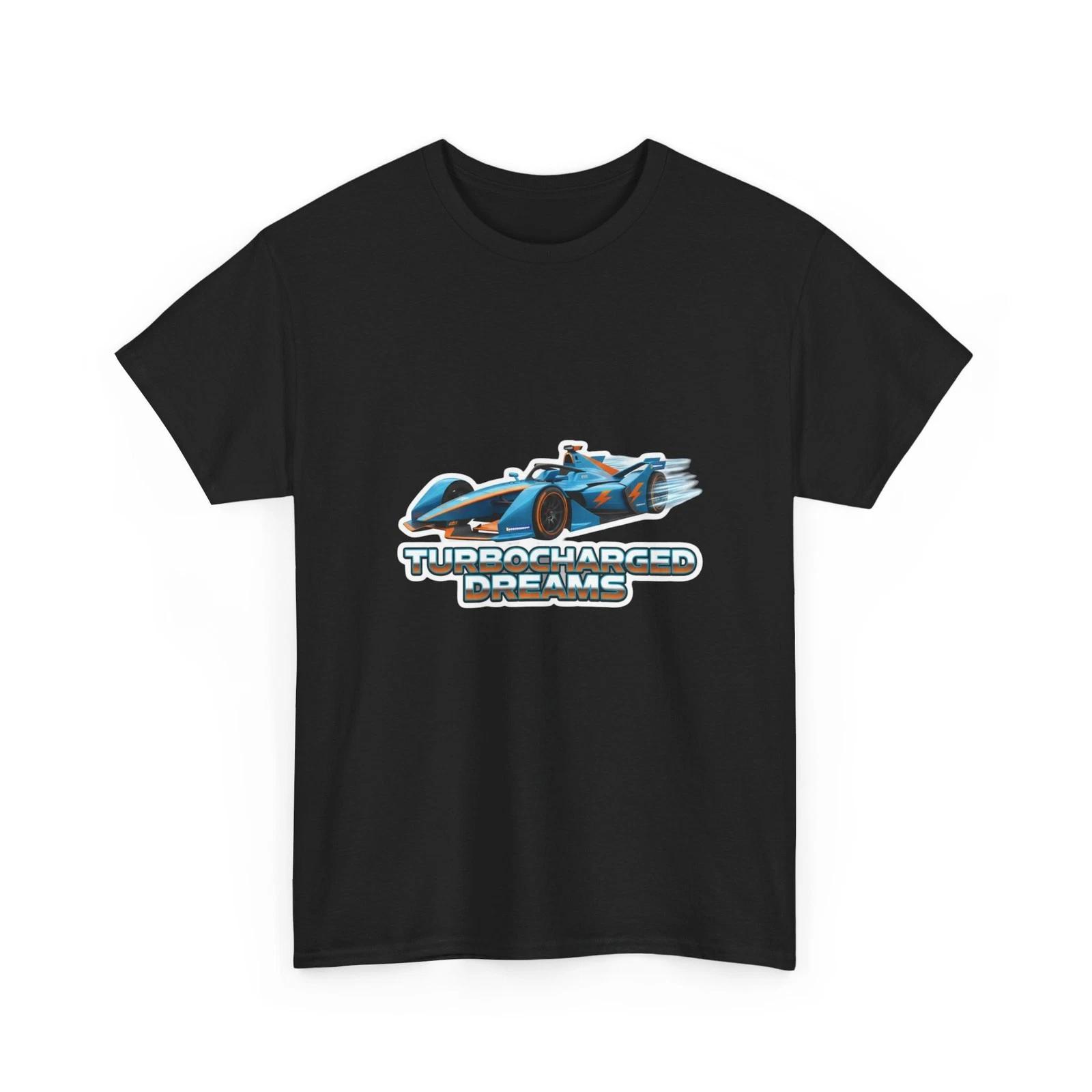 Race Car T-Shirt | Turbocharged Dreams, Speed Racing, Drag Racing Tee, Cotton 4XL