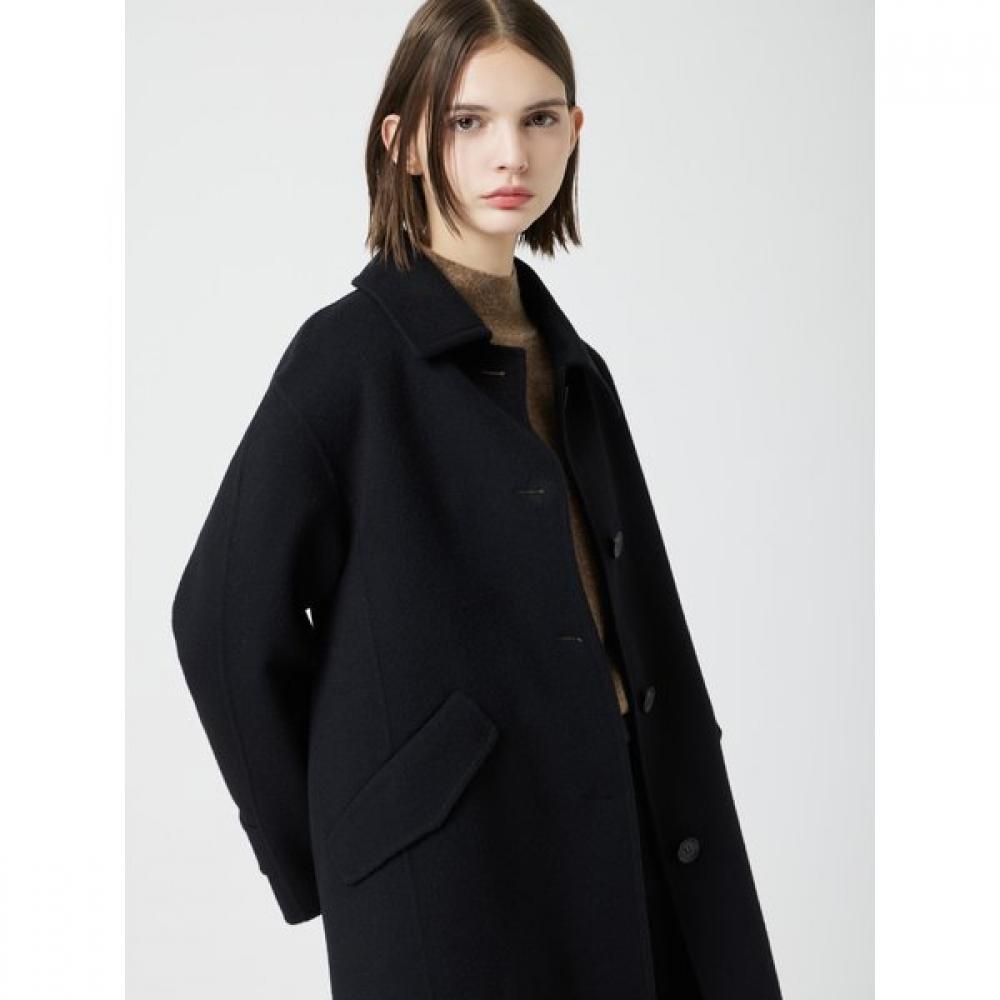 Cc Collect. Cashmere Blend Single Half Coat C254msg356