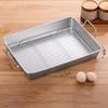 Roasting Pan Baking Tray Accessories Rectangular Turkey Kitchen Cookware for