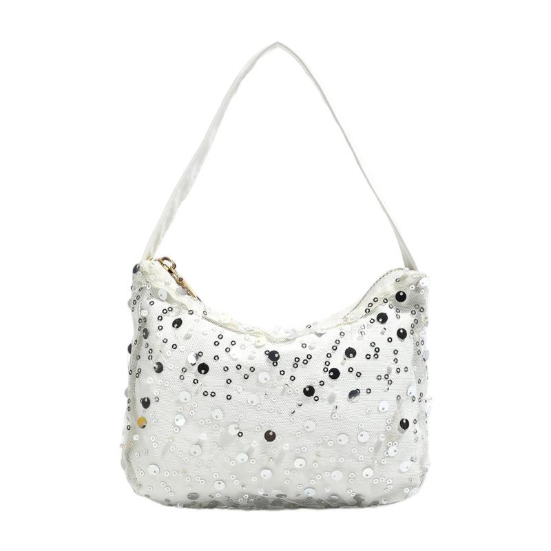 Ladies Handbag Fashion Trend Sequin Handbag Stylish Versatile Mini Bag Simple and Versatile Summer Storage Port Red Envelope