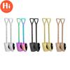 Ahoj 2 ks Nerezová ocel Příbory Sada Lopata Tvar Kávová lžička Zmrzlina Odpolední čaj Vícebarevné Dlouhá rukojeť Nádobí