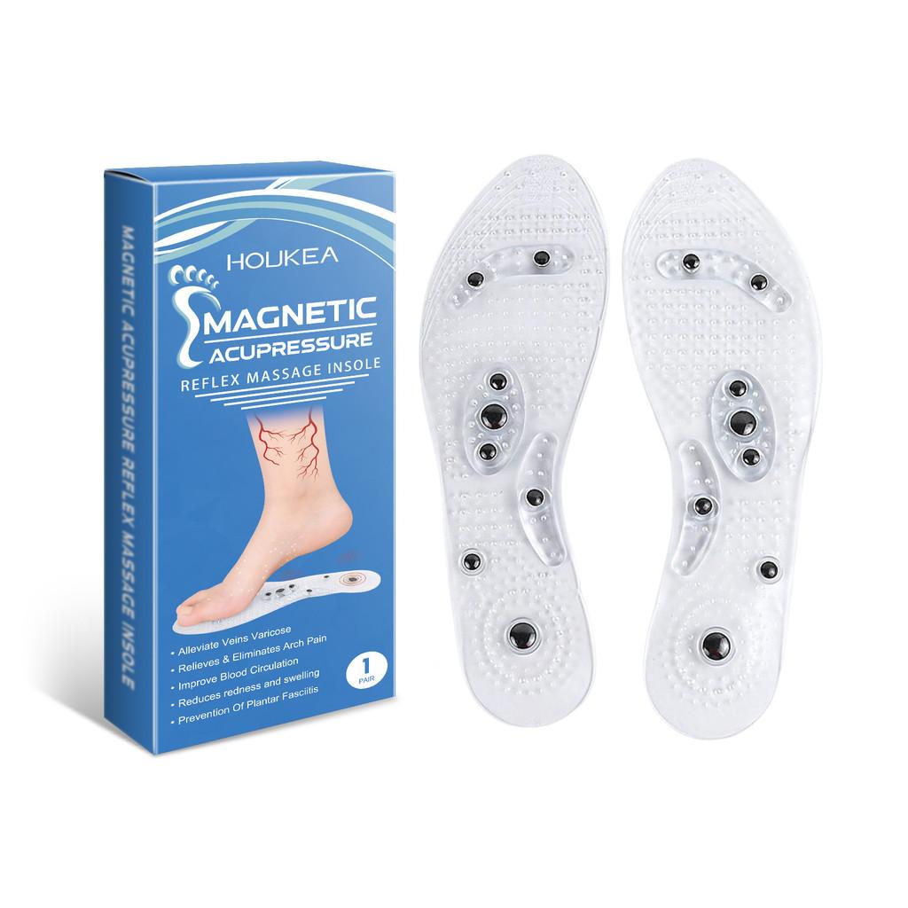 

Comfortable And Durable Houkea Massage Insoles Lightweight Supportive Arch Cushions