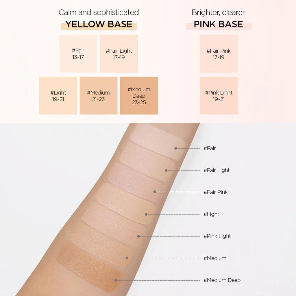 Essential Skin Nuder Long Wear Cushion SPF 50+ / PA+++ #21 Medium 14g x 2ea