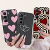 For Infinix Hot 50 50i 4G X6882 X6531 Case Liquid Silicone Soft TPU Back Cover Hot50 Hot50i Phone Funda Gothic Black Night Shell