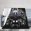 Hollows Knights Fleece Throw Blanket Game Anime Blanket for Bed Couch Ultra-Soft Bed Rug,