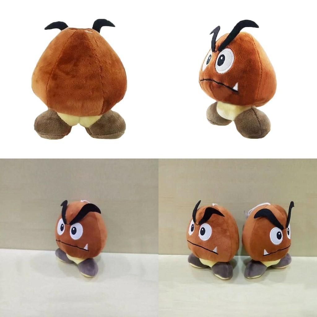 Entzückender 6'' Super Mario Bros. Trauriger Gumba Stofftier Plüschpuppe Spielzeug für alle Altersgruppen