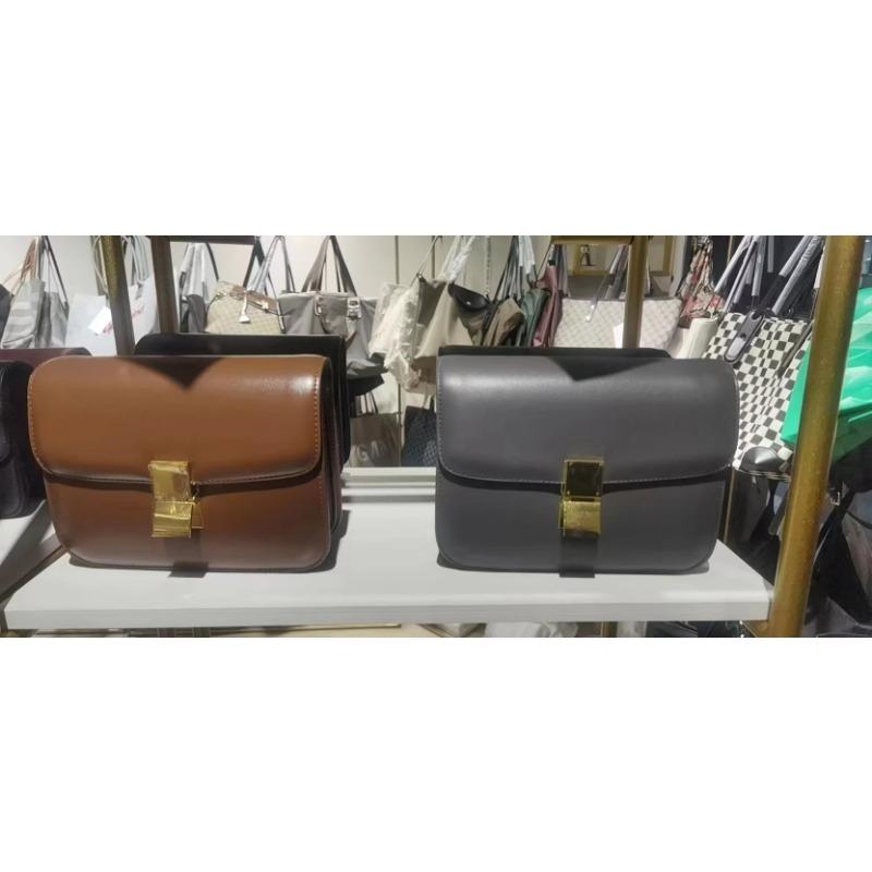 Women’s Genuine Leather Shoulder Bag  Trend Brand Small Square Bags Luxury Designer Handbag Fashion Messenger BagsTofu Bags