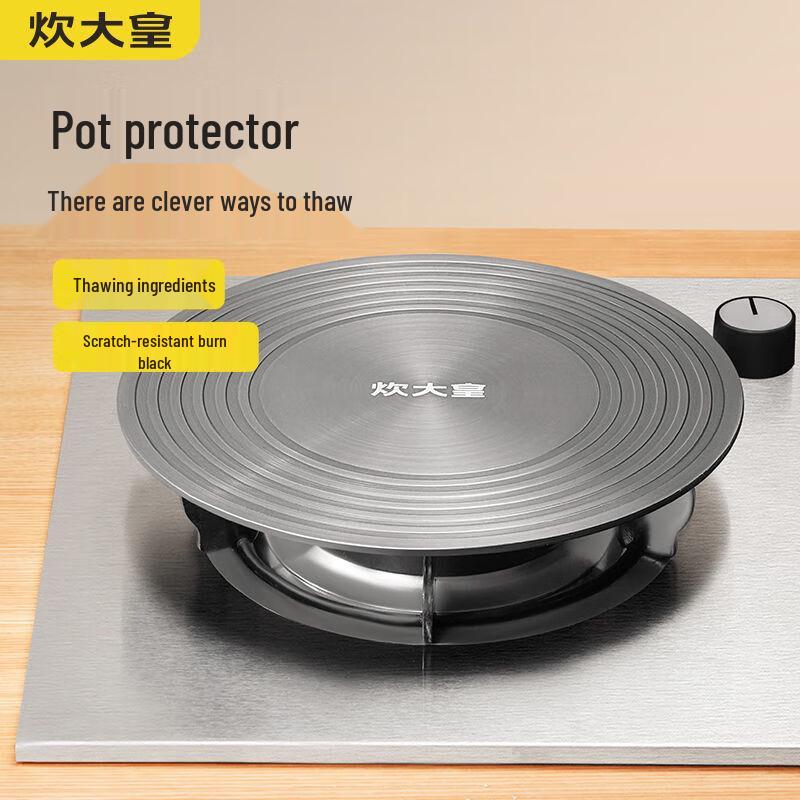 Zhaoran 6mm Thick Anti-Burn Heat Diffuser Plates for Gas Stove (2-Pack)