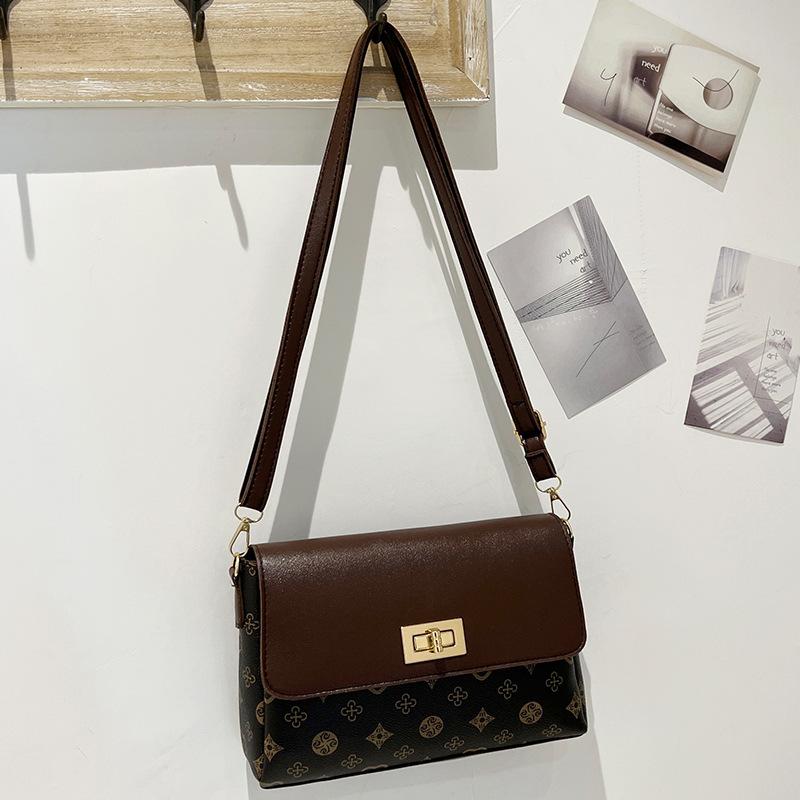 New Shoulder Small Square Bag Autumn Korean Version Women's Bag High-end Small Square Bag Niche Bag Women's Messenger Bag