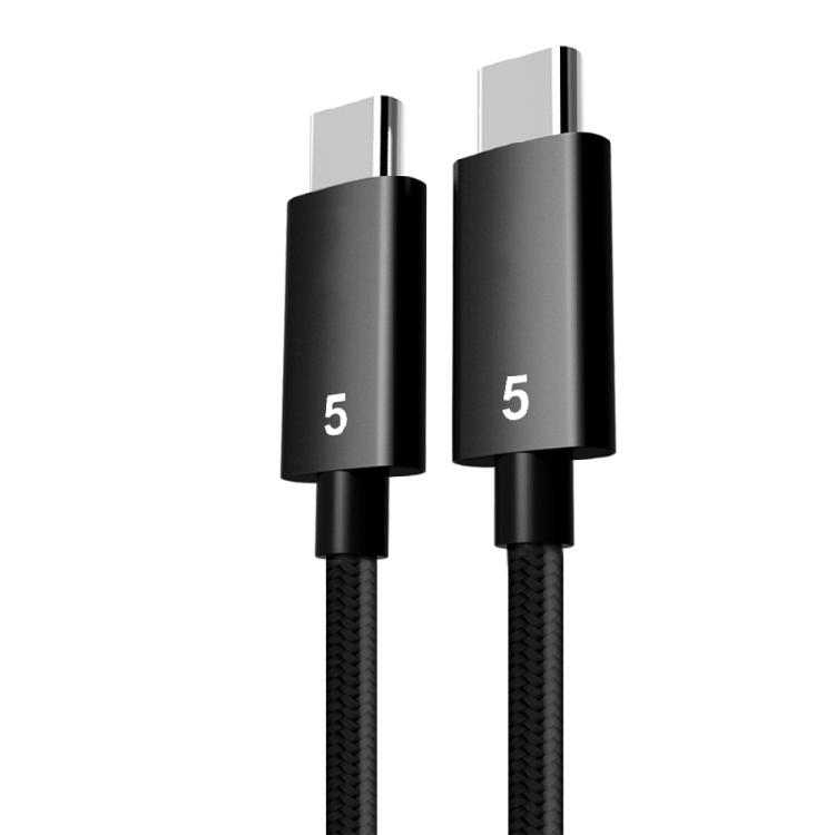 16K 60Hz Visual Performances USB4 Coaxial Cable 80Gbps Speed Braided Wire Flexible Length USB C Cord