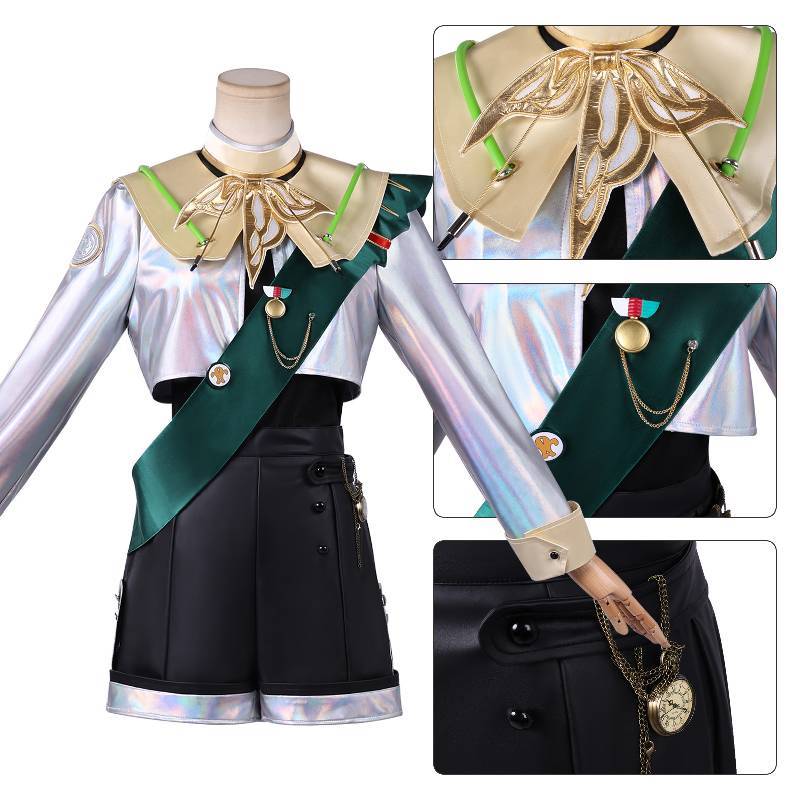Reverse 1999 Silverwing Eagle Cosplay Costume With Faux Leather For Anime Role Play