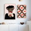 Abstract Ancient Egypt Posters And Prints Wall Pictures Boho Snake Tiger Wall Art Leopard Lady Canvas Painting For Bedroom Decor