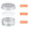 5 Ml 10 Ml 15 Ml 30 Ml 50 Ml 80 Ml Round Aluminum Box Tin Can Screw Lid Storage Scented Candle Lip Balm Oil Empty Jar /510 Pcs