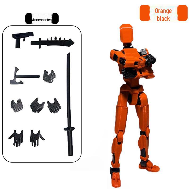 3D Movable Jointed Children's Dolls - Decompression Toy