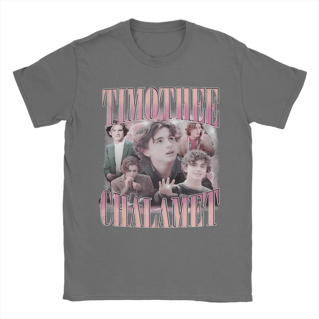 Oversized T Shirt Summer Timothee Chalamet American Actor TShirts 100 Cotton Tee Shirt for Man Big Size Short Sleeve Top Tees